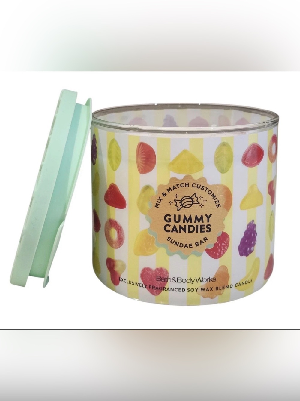 Bath and Body Works Gummy Candle Three Wick